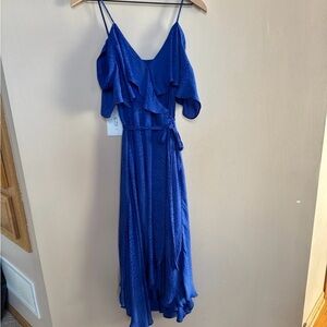 Elegant Blue Women's Dress